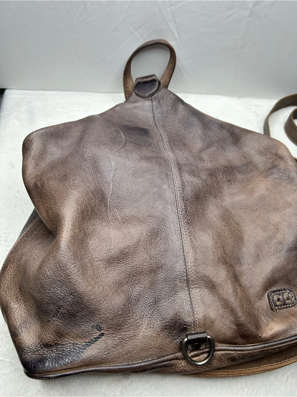BED STU Delta Convertible Backpack Leather Boho